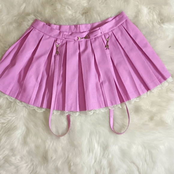 LITTLE For Big Pink Pleated skirt - Picture 1 of 5